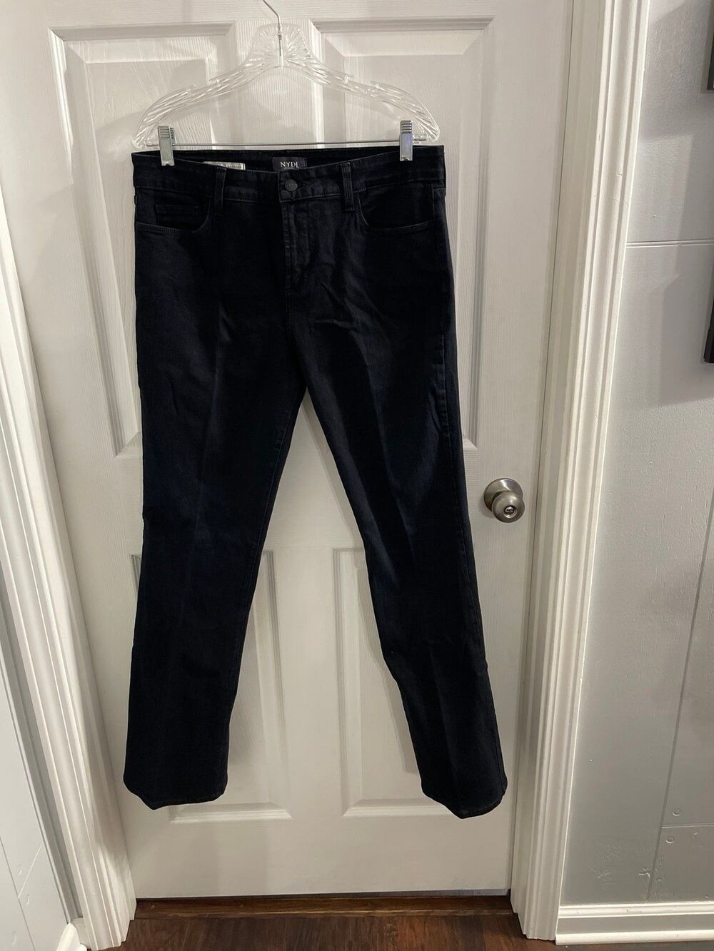 NYDJ Barbara Bootcut Black Jeans Size 12